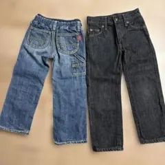 100サイズ　デニム　EDWIN ダブルビー