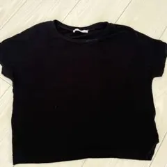 ZARA Basic Collection 半袖Tシャツ ブラック Lサイズ