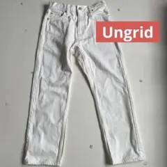 Ungridホワイト ストレートデニム