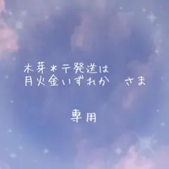 木芽❁〒発送は月火金いずれか様 リクエスト 2点 まとめ商品