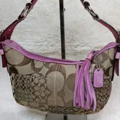 極美品】希少 コーチ パイソン柄 y2k 00s 2way ハンドパープル - メルカリ