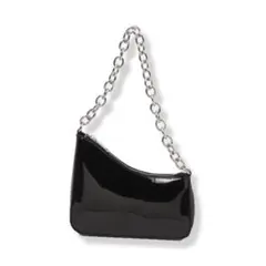 FOREVER 21 エナメルチェーンバッグ　モード　韓国