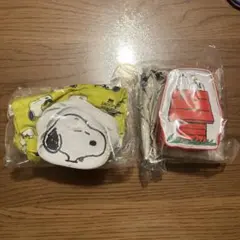 スヌーピー　エコバッグ　DHCノベルティ 2個組