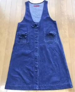 ケティ デニムジャンパースカート