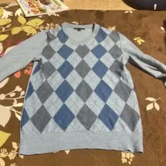 BANANA REPUBLIC アーガイルセーター S