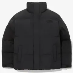 ノースフェイス ブラック ダウン ジャケット 新品 未使用 タグ付き 刺繍ロゴ