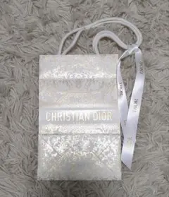 CHRISTIAN DIOR ホワイト×ゴールドショップ袋