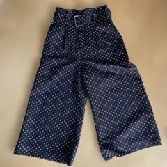 ジャスグリッティー　ドット柄 ワイドパンツ