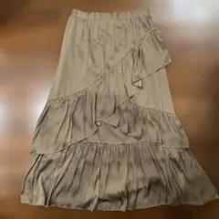 グレースコンチネンタル　フリルロングスカート