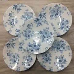 花集い 7寸深皿 ５枚セット