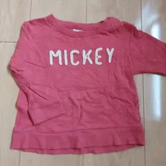 petit main ミッキー 薄手トレーナー 90
