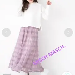 MISCH MASCH、 チェックレースフレアスカート