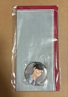 ハイキュー!! グッズ 缶バッジ ハンカチ 黒尾鉄朗