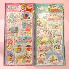 【海外限定正規品】クレヨンしんちゃん 水シール ウォーターシール 立体シールのサムネイル