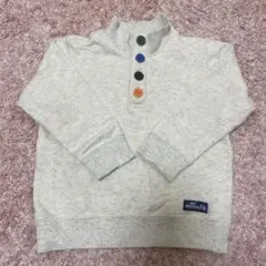 MIKI HOUSE HOT BISCUITS カラーネップ トレーナー 110