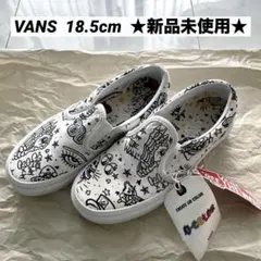 VANS スニーカー スリッポン 18.5cm