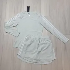 アディダス 新品 セットアップ 薄手 ゴルフウェア 春夏 インナーパンツ付き