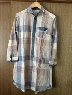 キューブシュガー 長袖シャツワンピース