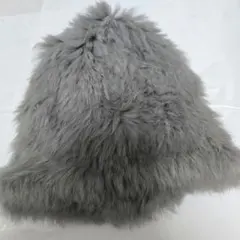 MURUA ラビットファー　編み込み　キャップ　帽子　グレーのサムネイル