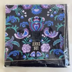 ANNA SUI 花と鳥のデザイン ハンカチ