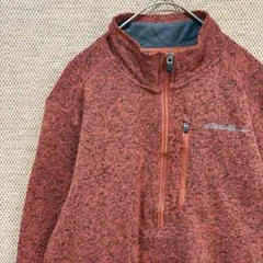 1634【エディーバウアー】US古着　フリース　ハーフジップ【S】ハイネックのサムネイル