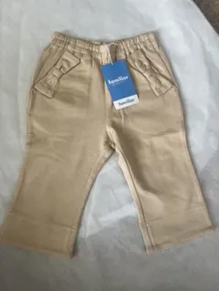 familiar パンツ(7分丈) 90 ベージュ