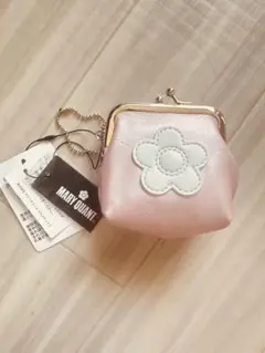 MARY QUANT 花モチーフ コインケース ピンク