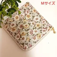 L字ファスナーポーチ　マルチポーチ　フラットポーチ　ハンドメイド