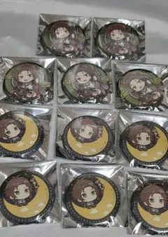 うらたぬき 月 デフォ 缶バッジ