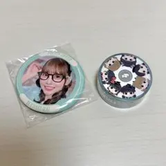 FRUITS ZIPPER 櫻井優衣　缶バッチ　マスキングテープ　2点セット