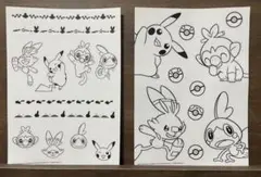 ポケモン　ニンテンドー　メモ帳　シール　ボールペン