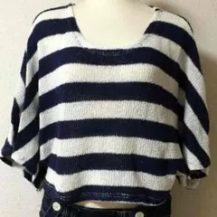 ❤️SALE❤️ショート丈ニット❤️ボーダー