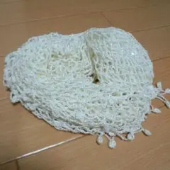 スパンコール付きレースストール