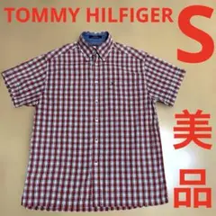 美品　TOMMY HILFIGER　半袖シャツ　ボタンダウン　 メンズSのサムネイル