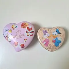 ハート型　空き缶　2個セット