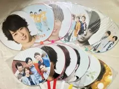 【12枚まとめ売り】ジャンボうちわ　櫻井翔×8+集合×4