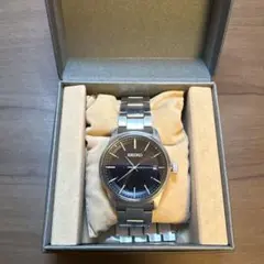 SEIKO アナログ時計 シルバー/ブラック