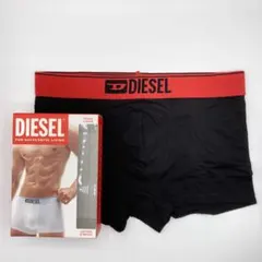 【新品】 DIESEL ボクサーパンツ レッドブラック 1枚 S L