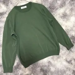 DIGAWEL ディガウェル（3）スウェット トレーナー グリーン シンプルのサムネイル