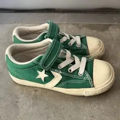 コンバース オールスター　キッズ　スニーカー　おしゃれ　カジュアル　グリーン