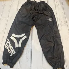 Y-7 アンブロumbroウインドブレーカーピステパンツ☆130中古品ブラック
