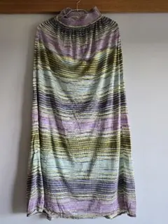 Missoni 茶色タグ　サマーニットロングスカートのサムネイル