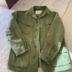 tk. オリーブグリーン ミリタリージャケット