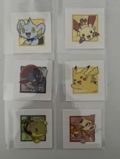 ポケモンパン シール　パウンドケーキ　　10弾　6枚