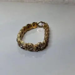ブレスレット ゴールド カラーストーン ビンテージ