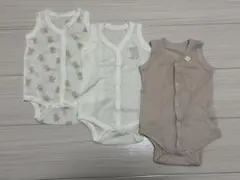 ベビー肌着 くま柄　3枚セット