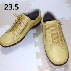 【美品】アキレスソルボ コンフォートレザー シューズ パンチング サイドジップのサムネイル