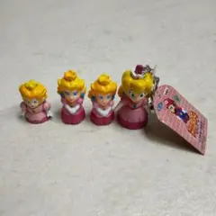 スーパーマリオ　キーホルダー　ミニフィギュア　指人形