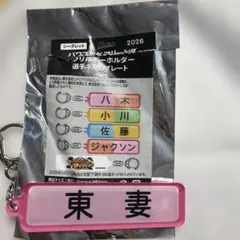 千葉ロッテマリーンズ 東妻 パワプロ アクリルキーホルダー