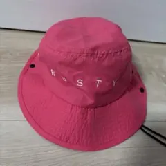 美品★RUSTY ピンク バケットハット 54cmのサムネイル